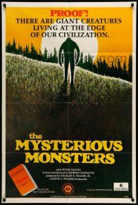 1f581 MYSTERIOUS MONSTERS 1sh '75 proof that Bigfoot & the Loch Ness Monster exist!