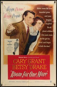 1f711 ROOM FOR ONE MORE 1sh '52 great artwork of Cary Grant & Betsy Drake!