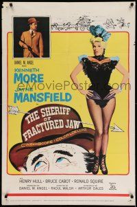 1f749 SHERIFF OF FRACTURED JAW 1sh '59 sexy burlesque Jayne Mansfield, sheriff Kenneth More!