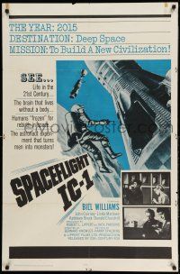 1f781 SPACEFLIGHT IC-1 1sh '65 sci-fi, frozen humans are used to build a new civilization!
