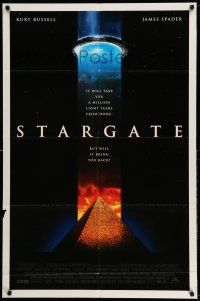 1f799 STARGATE DS 1sh '94 Kurt Russell, James Spader, a million light years from home!