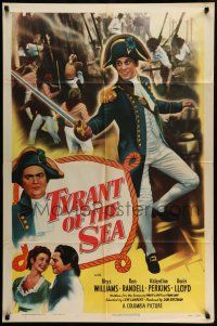 1f897 TYRANT OF THE SEA 1sh '50 art of captain Rhys Williams, suicide invasion of hostile seas!