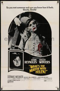 1f946 WHAT'S THE MATTER WITH HELEN 1sh '71 Debbie Reynolds, Shelley Winters, wild horror image!
