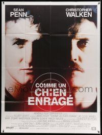1g451 AT CLOSE RANGE French 1p '86 close up of Christopher Walken & Sean Penn as father & son!
