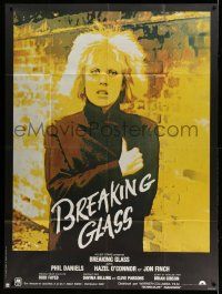 1g488 BREAKING GLASS French 1p '80 Hazel O'Connor is outrageous & rebellious, post punk!