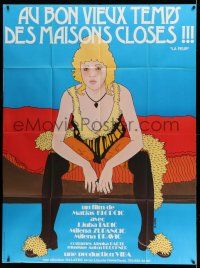 1g571 FEAR French 1p '74 Matjaz Klopcic's Strah, art of blonde Yugoslavian prostitute by Guerin!