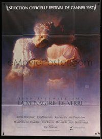 1g592 GLASS MENAGERIE French 1p '87 Paul Newman's movie based on Tennessee Williams play, Sano art