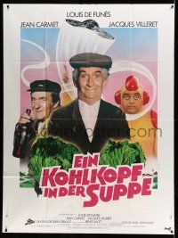 1g665 LA SOUPE AUX CHOUX French 1p '81 Louis de Funes sci-fi with space aliens, Cabbage Soup!