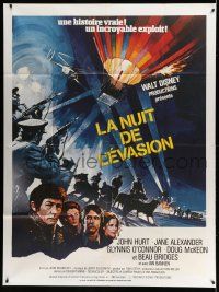 1g745 NIGHT CROSSING French 1p '82 John Hurt, different art of balloon escape from East Germany!
