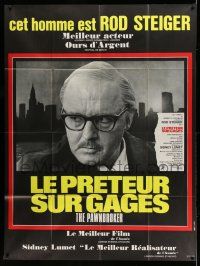 1g769 PAWNBROKER French 1p '68 concentration camp survivor Rod Steiger, directed by Sidney Lumet!