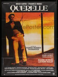 1g791 QUERELLE style A French 1p '82 Rainer Werner Fassbinder controversial gay romance, Brad Davis!