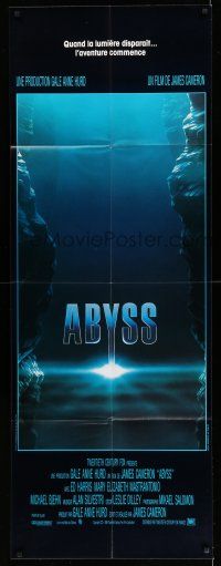 1g394 ABYSS French door panel '89 directed by James Cameron, great underwater artwork by Zoran!