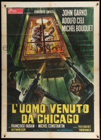 1g307 NIGHT OF THE EXECUTIONERS Italian 1p '73 Yves Boisset's Un conde, different art by Casaro!