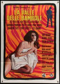 1g342 VALLEY OF THE DOLLS Italian 1p '69 different art of sexy Patty Duke by Enzo Nistri!