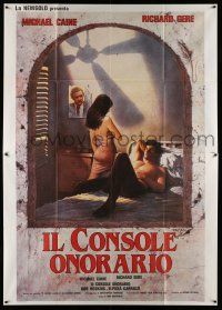1g194 BEYOND THE LIMIT Italian 2p '83 Michael Caine, Richard Gere & sexy girl Richard Amsel art!