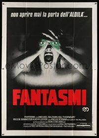 1g220 PHANTASM Italian 2p '79 great c/u of screaming naked woman with eyes visible through hands!