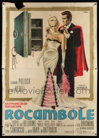 1g223 ROCAMBOLE Italian 2p '63 different Symeoni art of Channing Pollock & Edy Vessel!