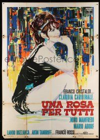 1g224 ROSE FOR EVERYONE Italian 2p '67 wonderful Ercole Brini art of sexy Claudia Cardinale!