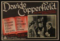 1g180 DAVID COPPERFIELD Italian LC R49 great image of W.C. Fields, Frank Lawton & Roland Young!