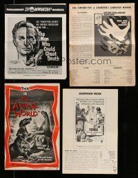 1h070 LOT OF 5 FOLDED CUT PRESSBOOKS '50s advertising for a variety of movies!