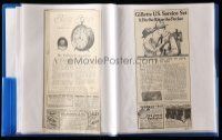 1h081 LOT OF 1 FAN SCRAPBOOK OF AMERICAN MAGAZINE ADS '17 rare original advertisements!