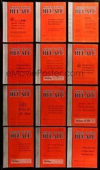1h099 LOT OF 14 1953 MOTION PICTURE HERALD EXHIBITOR MAGAZINES '53 filled w/movie images & info!