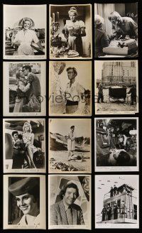 1h241 LOT OF 56 8X10 STILLS '50s-80s a variety of great movie scenes & movie star portraits!