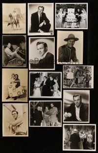 1h266 LOT OF 14 8X10 HOWARD KEEL STILLS '50s-60s great movie scenes & portraits from his movies!