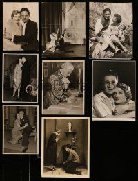 1h284 LOT OF 8 IVOR NOVELLO DELUXE 8X10 STILLS '20s-40s in stage plays and more!