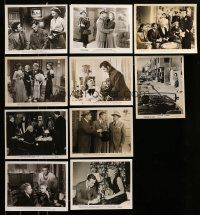 1h274 LOT OF 10 FILM NOIR 8X10 STILLS '40s-50s great scenes from a variety of crime movies!