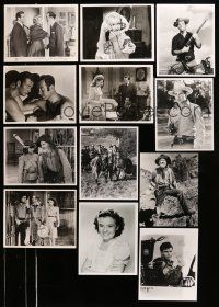 1h315 LOT OF 12 REPRO 8X10 STILLS '80s great scenes from a variety of different movies!