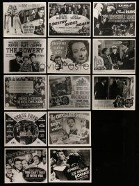 1h313 LOT OF 13 REPRO 8X10 STILLS WITH POSTER IMAGES '80s images from a variety of classic movies!