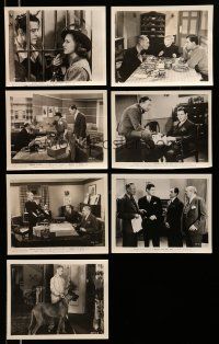 1h288 LOT OF 7 8X10 STILLS '40s great scenes from a variety of different movies!