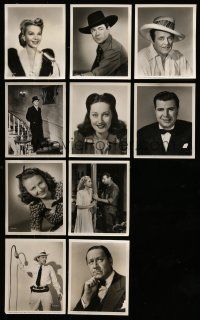 1h276 LOT OF 10 1940S UNIVERSAL 8X10 STILLS '40s great head & shoulders portraits!