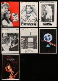 1h194 LOT OF 7 GERMAN PROGRAMS '70s-90s great images from a variety of different movies