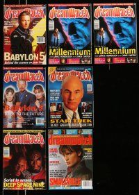 1h135 LOT OF 7 DREAMWATCH MAGAZINES '97-04 filled with great sci-fi movie images & articles!