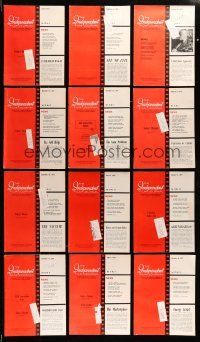 1h113 LOT OF 12 1972-73 INDEPENDENT FILM JOURNAL EXHIBITOR MAGAZINES '72-73 cool movie info!