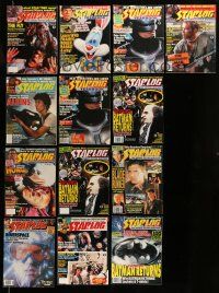 1h126 LOT OF 13 STAR LOG MAGAZINES '80s filled with great sci-fi movie images & articles!