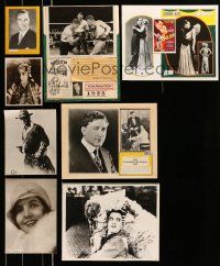 1h176 LOT OF 8 MOVIE STAR PHOTOS AND DISPLAYS '20s-70s lots of different star images!
