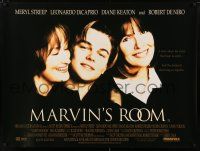 1j111 MARVIN'S ROOM DS British quad '96 Meryl Streep, Diane Keaton, Leonardo DiCaprio!