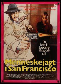 1j783 HAMMETT Danish '83 Wim Wenders directed, close up of detective Frederic Forrest!