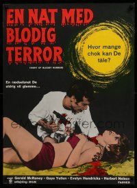 1j804 NIGHT OF BLOODY HORROR Danish '71 blood psycho goes berserk, remember you can only die once!