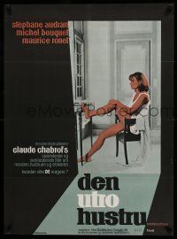 1j842 UNFAITHFUL WIFE Danish '69 Claude Chabrol's La Femme Infidele, sexy Stephane Audran!
