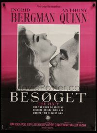 1j843 VISIT Danish '64 close-ups of Ingrid Bergman & Anthony Quinn!