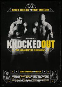 1j038 PLAY IT TO THE BONE German '00 boxing image of Antonio Banderas & Woody Harrelson!