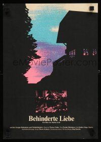 1j040 HANDICAPPED LOVE German 12x19 '80 L'amour Handicape, cool different art and images!