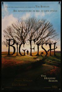 1k083 BIG FISH teaser DS 1sh '03 Tim Burton, Ewan McGregor, Albert Finney, Helena Bonham Carter!