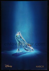 1k137 CINDERELLA teaser DS 1sh '15 great image of classic glass slipper!