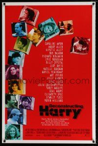 1k174 DECONSTRUCTING HARRY DS 1sh '97 Woody Allen, Toby Maguire, Robin Williams, Demi Moore!