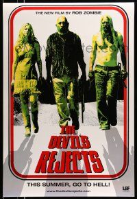 1k184 DEVIL'S REJECTS teaser DS 1sh '05 Rob Zombie directed, Sid Haig, Sheri Moon Zombie!